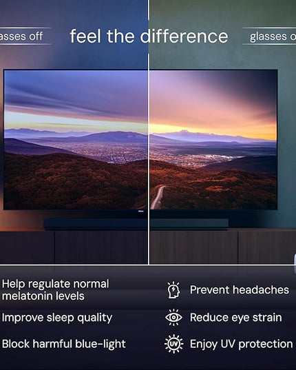 livho Gaming Blue Light Blocking Glasses for Better Sleep, Premium Night Driving, Computer Blockers for Man & Woman