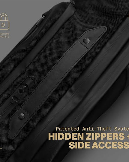 The Frenchie Co. - Work/Travel Speed Backpack - Expandable 23–30 liters - Laptop compartment with anti-theft magnetic closure - Ballistic nylon durable commuter pack