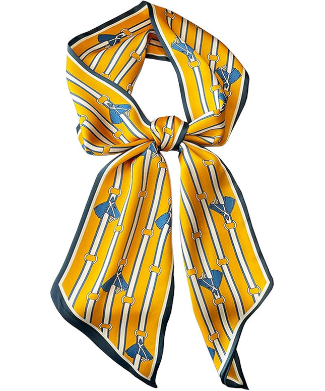 Purse Scarf For Handbags Head Scarves For Women's Hair Bags Scarfs Long Skinny Scarves Fashion Silky