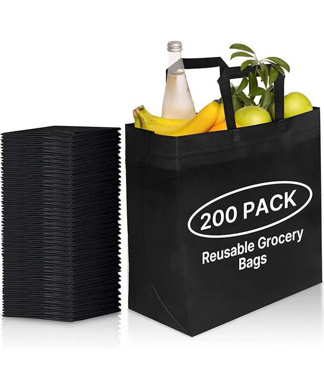 Simply Cool Reusable Grocery Bags Eco-Friendly - Reusable Shopping Bags, Heavy Duty Grocery Bags, Foldable, Tote Bags Bulk