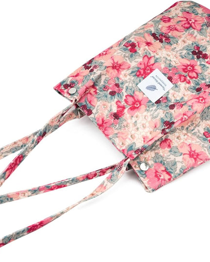 Corduroy Tote Bag Cute Tote Bags for Women Shoulder Bag with Inner Pocket for Work Beach Travel and Shopping Grocery