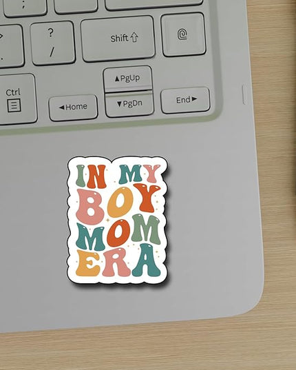 (3Pcs) in My Boy Mom Era Sticker, Sticker Gifts Mom Decorate Books, Laptops, Water Bottles Kindles Stickers, Phones Tumbler Waterproof Vinyl 3" Inch