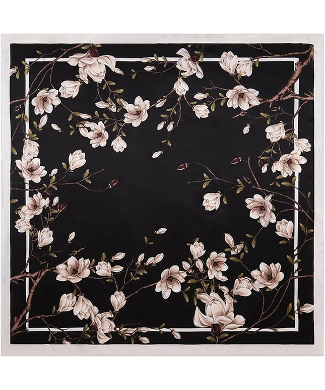 Headscarf Large Square Scarf 35" Fashion Scarves Silk Feeling Hair Wrapping Scarfs Hairscarf BA16