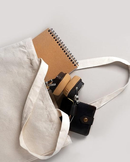 Eco Right Tote Bag for Women, Reusable Grocery Bag, Canvas Tote Bag for Shopping, Cotton Bag for Daily Use, Gifts for Women