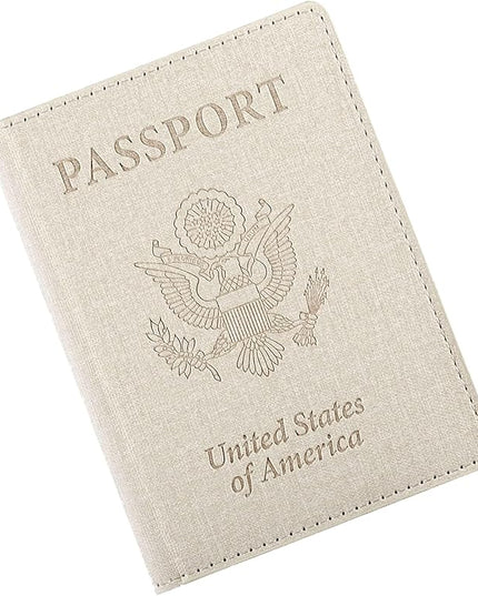 Passport Holder,Travel Essentials,Travel Gifts(Off White)