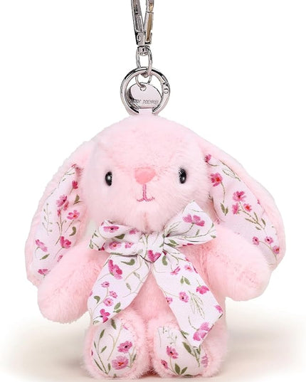 Rabbit Keychain for Backpack, Cute Keychain Bag Charms for Women
