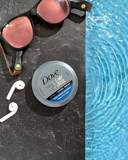 Dove Men+Care Ultra Hydra Cream Lotion, 3-In-1 Advanced Skin Care for Men, Face Cream, Hand & Body Lotion for Dry Skin, 2.53 Fl Oz (Pack of 12)