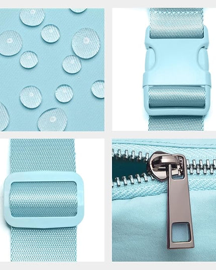 Belt Bag Fanny Pack Crossbody Bags for Women Fashion Waist Packs with Adjustable Strap Gifts for Women Men Teen Girls (Icing Blue)