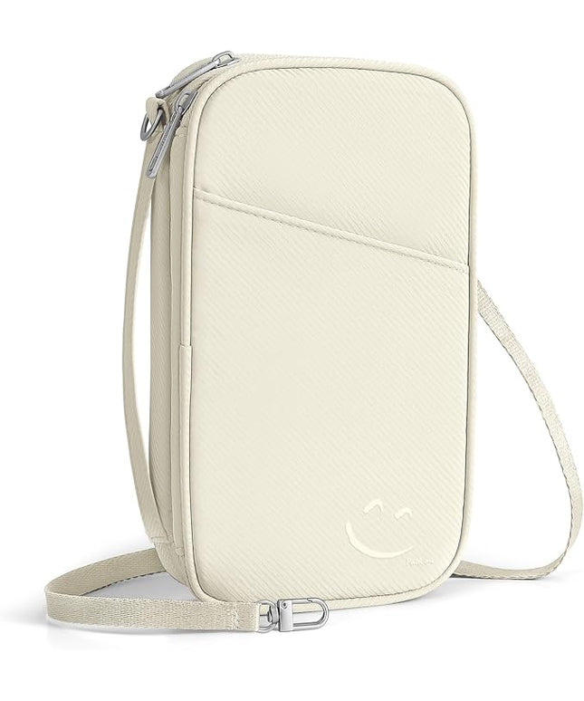 Travelkin 2-in-1 Passport Holder & Travel Organizer for Family with RFID Blocking, Multiple Passport Wallet for Men Women, Travel document holder for Credit Cards, Cash, and Electronic Essentials
