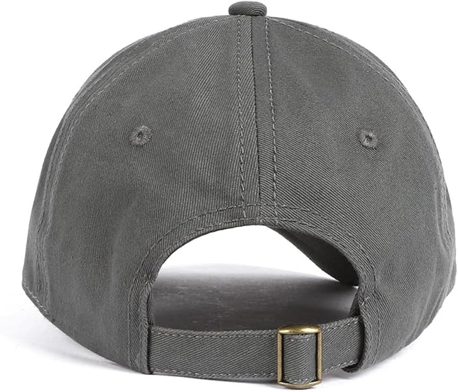 Zylioo XL XXL Oversize Baseball Cap, 100% Cotton Adjustable Dad Hat for Big Heads 23.5"-25.5", Soft Crown Large Size Cap