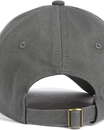 Zylioo XL XXL Oversize Baseball Cap, 100% Cotton Adjustable Dad Hat for Big Heads 23.5"-25.5", Soft Crown Large Size Cap