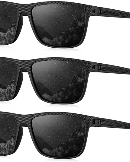 KALIYADI Polarized Sunglasses for Men, Lightweight Sun Glasses with UV Protection for Driving Fishing Golf