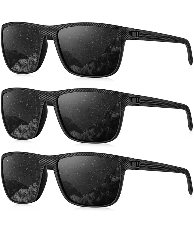 KALIYADI Polarized Sunglasses for Men, Lightweight Sun Glasses with UV Protection for Driving Fishing Golf