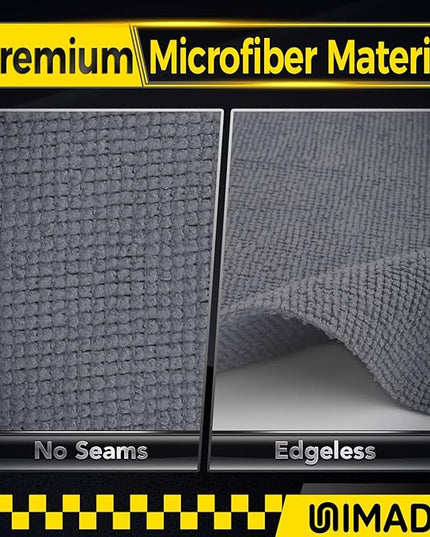 Microfiber Cleaning Cloth, 200 Pack Microfiber Towels for Cars Reusable Shop Rags Bulk Lint Free Cleaning Towels for Car Kitchen Automotive Bar Mechanic Restaurant Garage, 11.5"x 11.5", Grey