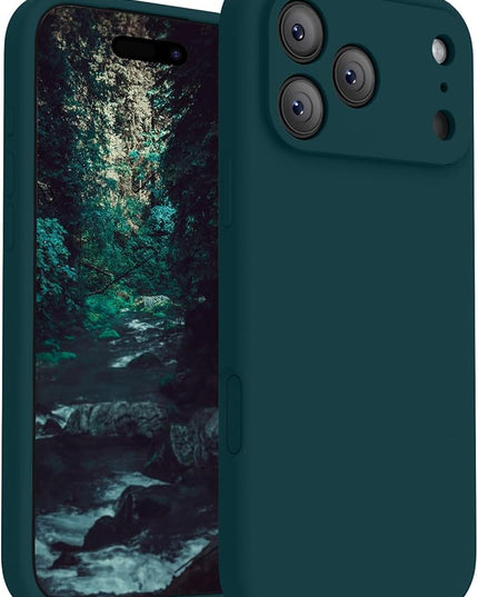 FireNova Magnetic for iPhone 17 Pro Case, Compatible with MagSafe, [Integrated Silicone Camera Control Button] [Camera Protection] Anti-Scratch Microfiber Lining Phone Case, 6.3", Teal