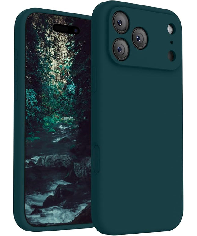 FireNova Magnetic for iPhone 17 Pro Case, Compatible with MagSafe, [Integrated Silicone Camera Control Button] [Camera Protection] Anti-Scratch Microfiber Lining Phone Case, 6.3", Teal