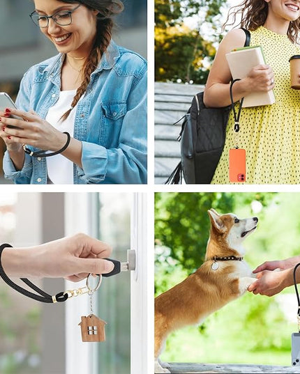 Phone Lanyard for Cellphone Case, Phone Wrist Strap for Case, With Lip Balm Holder Keychain Cap