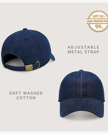 CHOK.LIDS Everyday Premium Dad Hat Unisex Cotton Baseball Cap for Men and Women Adjustable Lightweight Polo Style Curved Brim