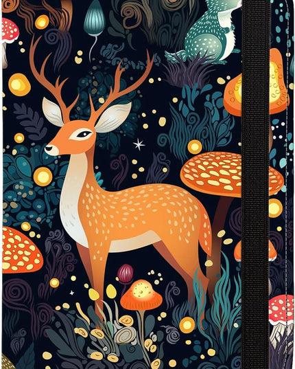 Passport Holder for Travel,Cute Passport Cover,Travel Wallet with Credit Card Slots Rfid passport Wallet Waterproof Documents Organizer Women Men (Reindeer)