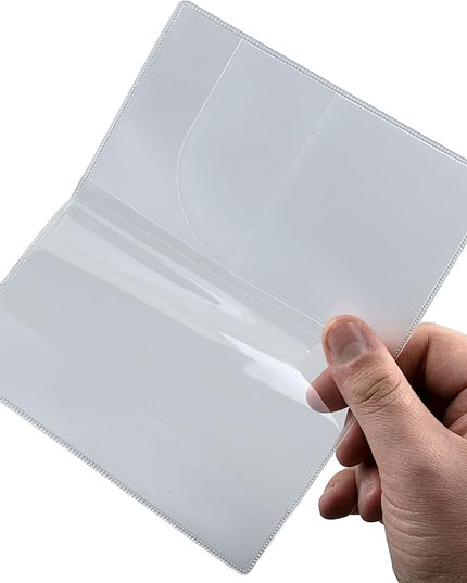 10 Pack Passport Cover Clear Plastic Passport Protector Case Passport Sleeve Clear Vinyl Transparent Passport Holder Travel Document Organizer