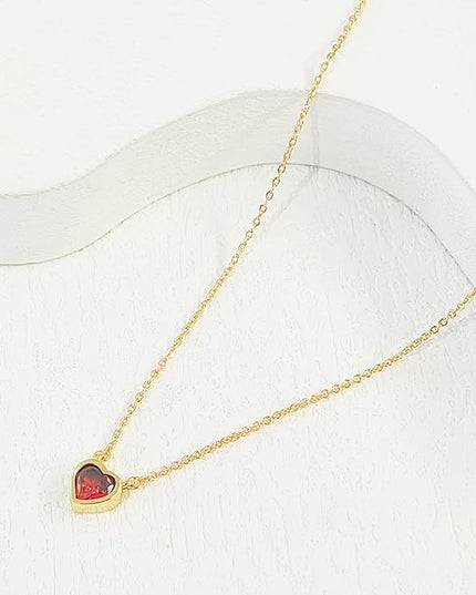 Cute Heart Necklace Dainty 18k Gold Plated Tiny Heart Pendant Choker Necklaces Small Gold Love Open Heart Chain Necklace for Women Simple Gold Necklace for Women Trendy Jewelry