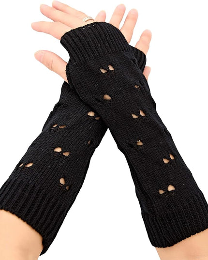 Arm Warmers Fairy Grunge Fingerless Punk Goth Emo Gloves Y2K Accessories Cottagecore