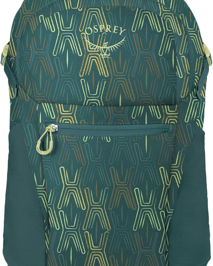 Osprey Daylite Plus Commuter Backpack - Everyday Pack with Laptop Sleeve, Bottle Pockets, and Extra Storage, Fuzzy Window Print/Torrent Blue