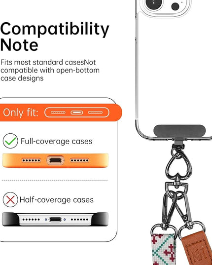 iWALK Cellphone Lanyard – Soft & Lightweight Phone Strap for Smartphones