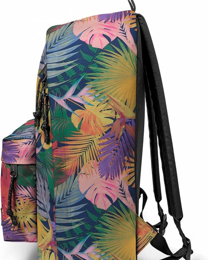 EASTPAK Out Of Office – 31L Backpack with Dual Compartments, 16” Laptop Sleeve, Security Pocket, Bottle Holder & Air Mesh Straps, Brize Retro Navy