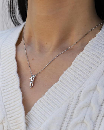 Baydurcan Pendant Necklace for Women Evil Eye Ankh Bow Necklace for Friends Sister Birthday Just Because Christmas Gifts