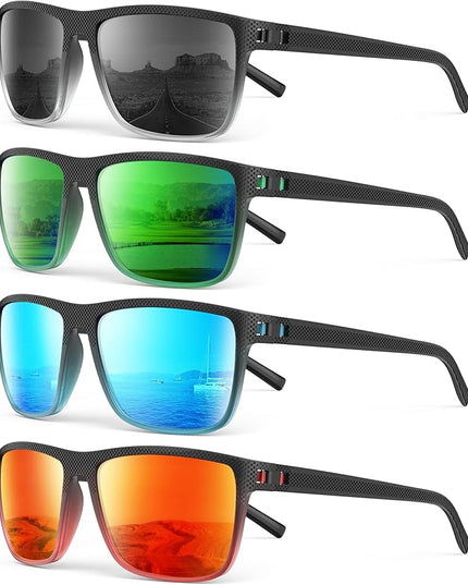 Sunglasses-Men Polarized Mens Sunglasses: Classic Women Sun Glasses UV Protection for Fishing Driving Golf
