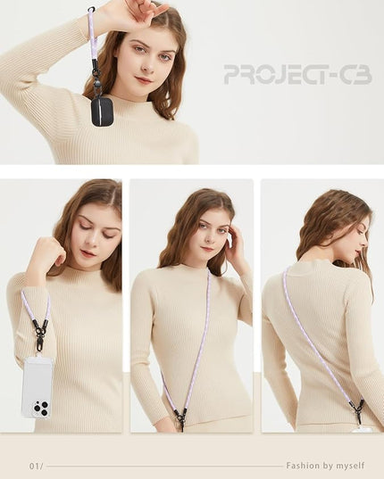 project-cb Phone Wrist Strap 1,Tether Tab 2,Phone Wristlet,Lanyard Wrist Strap,Key Holder,KeyChain,KeyRing×2(Green)