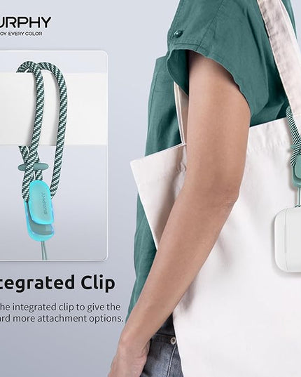 SURPHY 2 Pack Phone Lanyard for Cellphone Case, Phone Wrist Strap for Case, Cellphone Strap with 2-Color Braided, Charm Wrist Lanyard for Women and Men, Green & Gray