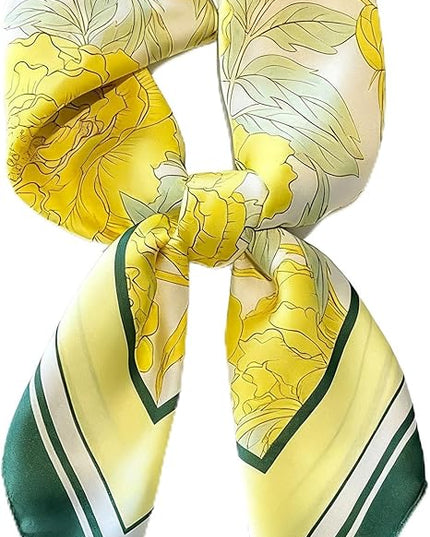 Satin Bandanas Head Scarf For Women Hair Scarves Accessories Lightweight Fashion Wrap Neck Silk Sleeping Headscarf