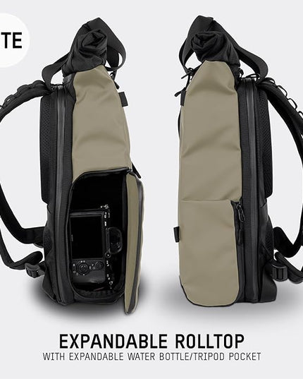 WANDRD PRVKE Lite: Weather-Resistant Travel & Camera Backpack with Laptop Sleeve, Quick Side Access, Clamshell Opening – Ideal Photography & Travel Bag