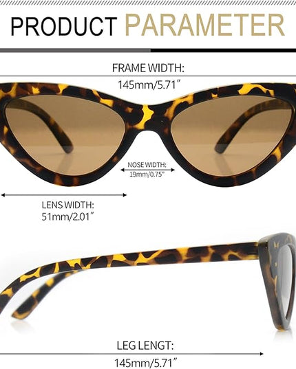 Joopin Polarized Cat Eye Sunglasses for Women Vintage Cateye Sun Glasses UV400 Protection