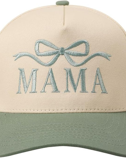 MIRMARU Two-Tone Vintage Canvas Trucker Hats for Men & Women, Adjustable Size Baseball Caps with Trendy Embroidered Design