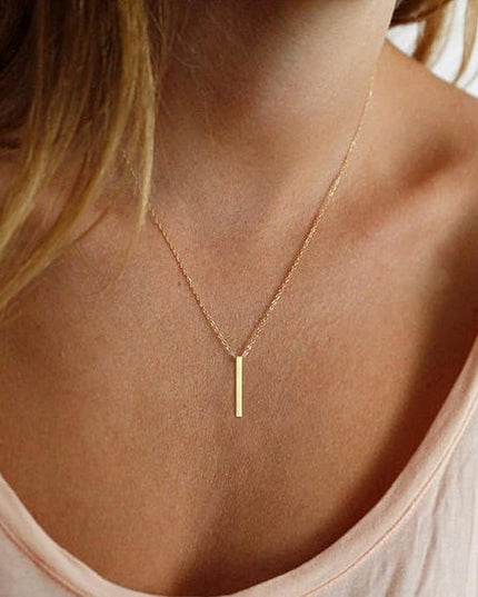 Tewiky Dainty 14k Gold Plated/Silver Cubic Zirconia Necklaces for Women, Simple CZ Jewelry Necklaces Trendy Gifts