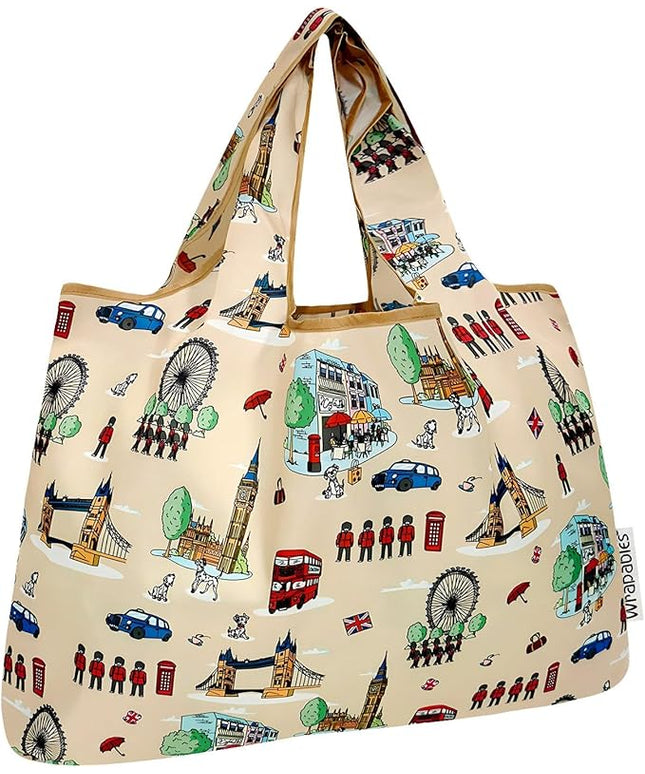 allydrew Large Foldable Tote Nylon Reusable Grocery Bags