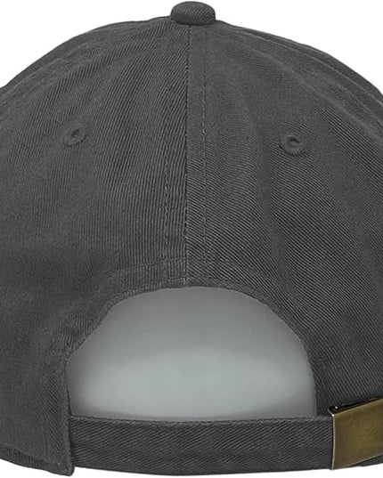 Glory Max 100% Cotton Baseball Cap Classic Plain Low Profile Golf Dad Hat Buckle Adjustable