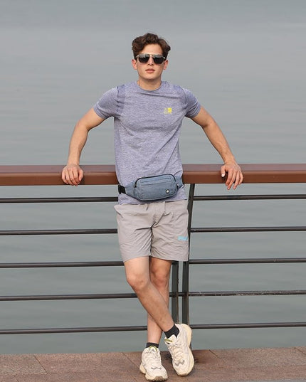 WATERFLY Fanny Pack Waist Bag: Small Hip Pouch Bum Bag Fannie Pack Phanny Fannypack Waistpack Bumbag Beltbag Sport Slim Fashionable for Jogging Hiking Hiker Woman Man