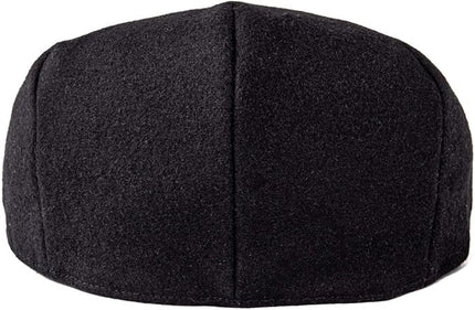 FEINION Men's Wool Tweed Newsboy Ivy Cap Gatsby Golf Flat Hat
