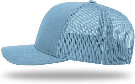 Richardson 112 Trucker Hat - Premium Adjustable Snapback Hat - Structured Six Panel Richardson Blank Caps