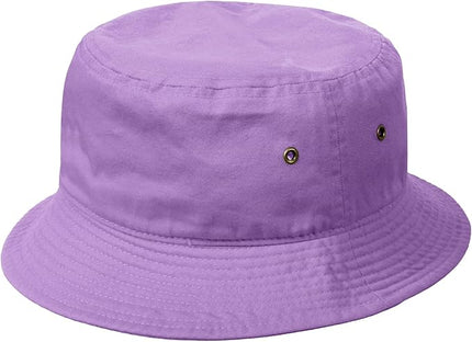 Falari Men Women Unisex Cotton Bucket Hat 100% Cotton Packable for Travel Fishing Hunting Summer Camp