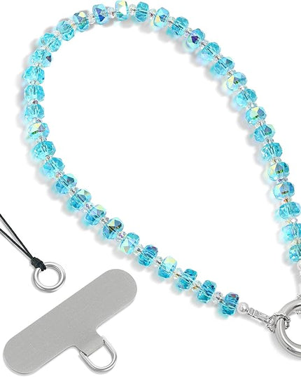 SURPHY Phone Charm, Phone Charms Strap with Tether Tab & Premium Metal Buckle, Cellphone Wrist Strap Chain