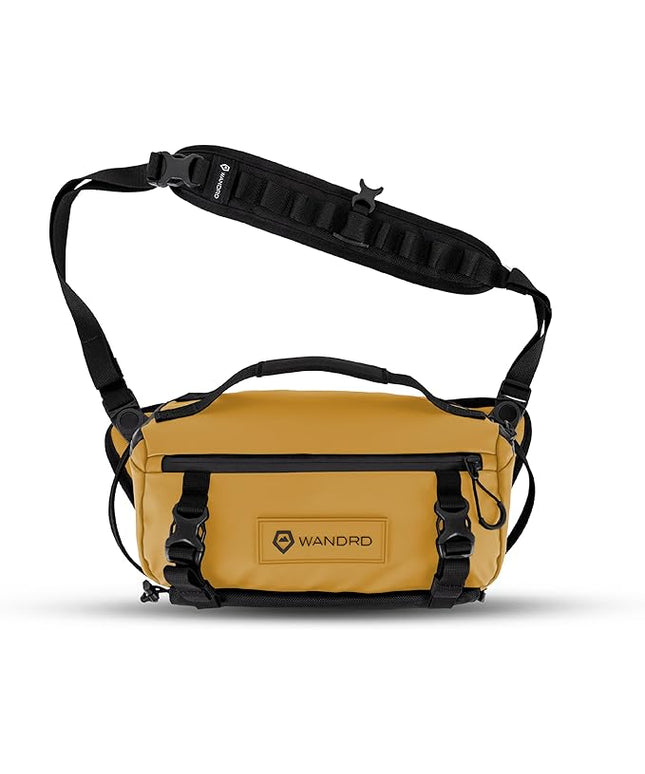 WANDRD ROGUE V1 6L Sling: Compact Camera Sling and Crossbody Bag with Fast Access, 3-Way Carry– Lightweight Everyday Bag Great for Travel, Photography, and Daily Use (Dallol Yellow)