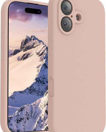 FireNova Magnetic for iPhone 17 Case, Compatible with MagSafe, [Integrated Silicone Camera Control Button] [Camera Protection] Anti-Scratch Microfiber Lining Phone Case, 6.3", Pinksand