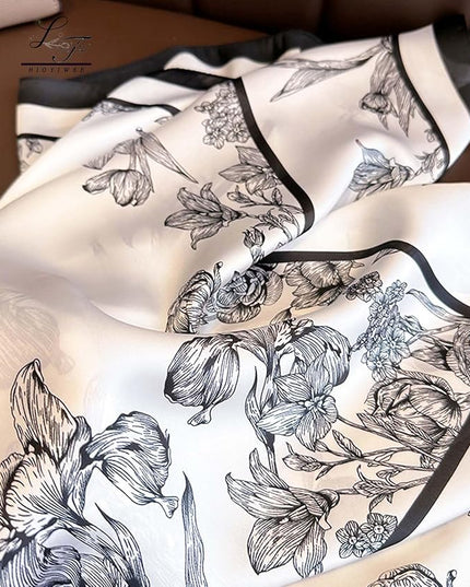 Satin Bandanas Head Scarf For Women Hair Scarves Accessories Lightweight Fashion Wrap Neck Silk Sleeping Headscarf