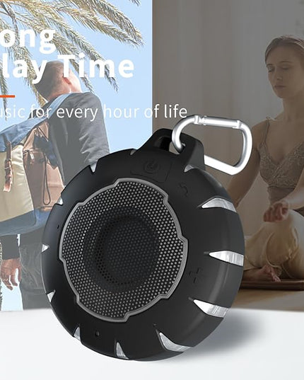 HEYSONG Waterproof Shower Bluetooth Speaker, Durable & Portable with Clear Sound, Ideal for Shower, Pool, Beach & Kayaking – Great Gift for All Ages