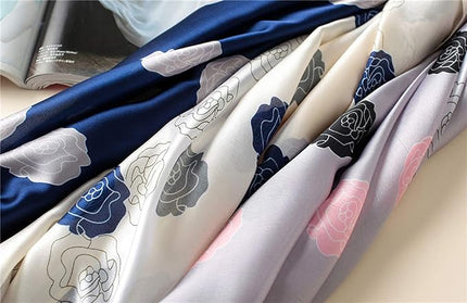 Silk Scarf Mulberry Silk Fashion Scarves Long Lightweight Shawl Wrap …